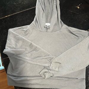 Gray Hooded Sweatshirt